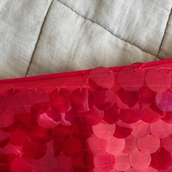 Reformation Carla Red Sequin Mini Skirt - Picture 11 of 11